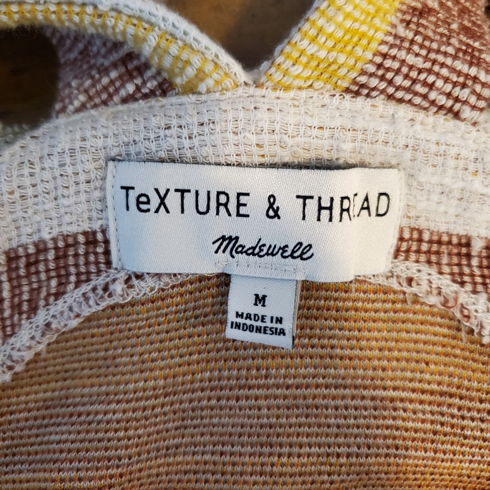 Madewell Texture & Thread Ruffle Tie Front - Picture 4 of 6